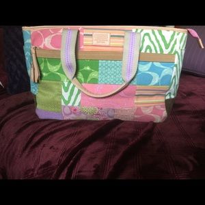 Authentic coach bag tote